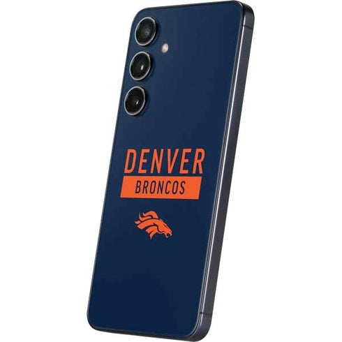 NFL Denver Broncos Blue Performance Series Galaxy S25 Skin